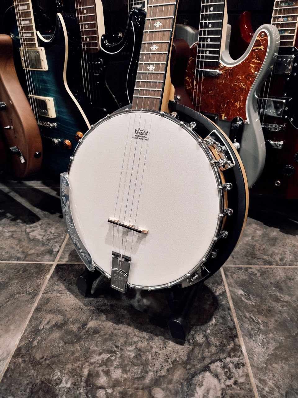 Банджо из Массива Ели + Чехол (5 струн) - изображение 3