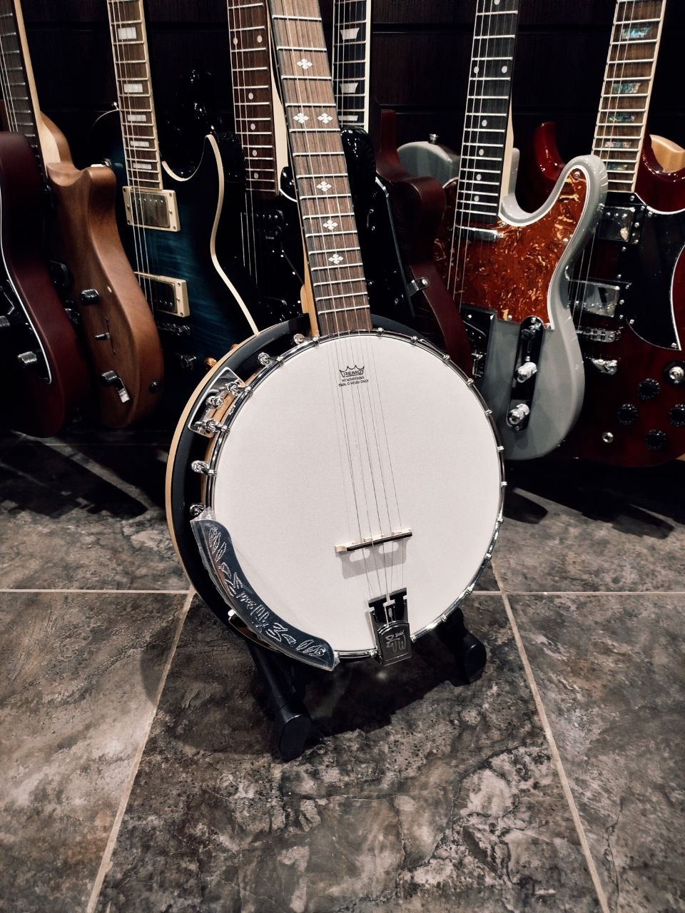 Банджо из Массива Ели + Чехол (5 струн) - изображение 5