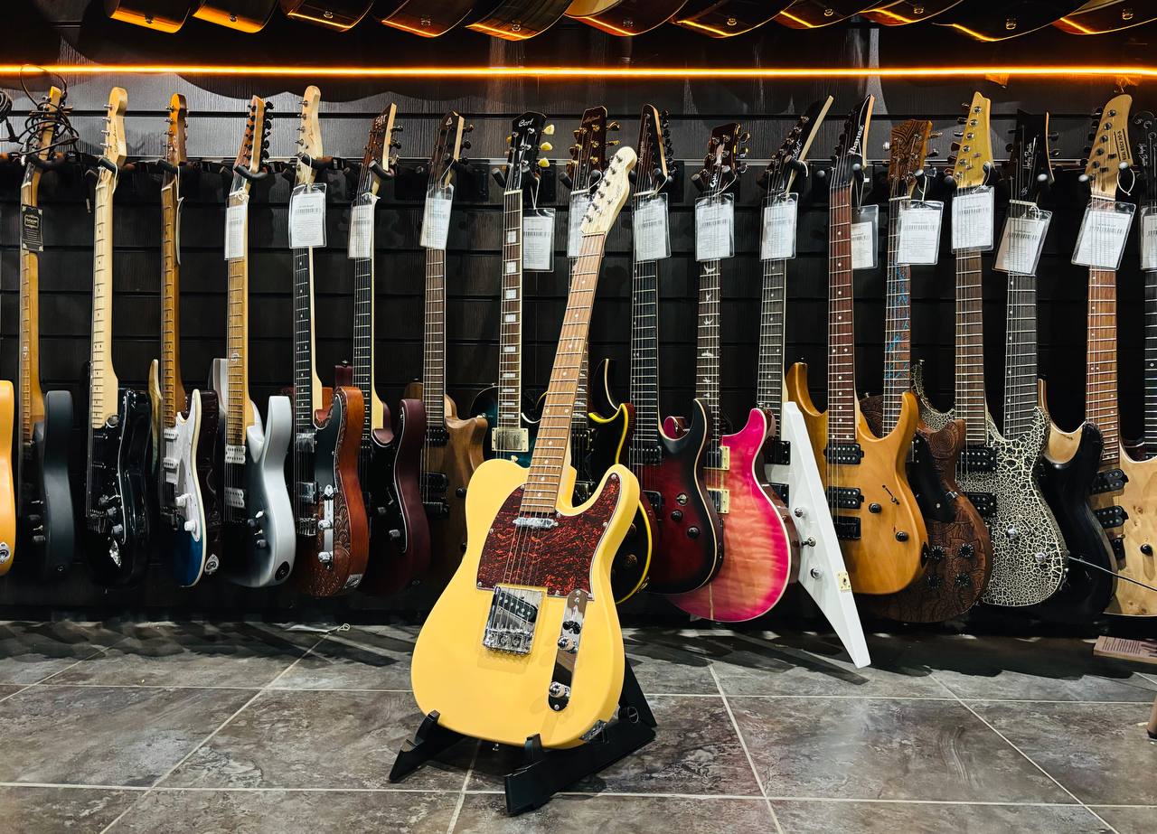 Электрогитара SQOE Telecaster SS Yellow