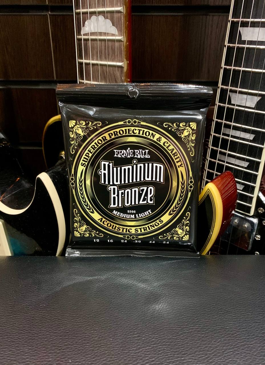 Струны для Акустической Гитары Ernie Ball Aluminum Bronze 12-54 (USA)