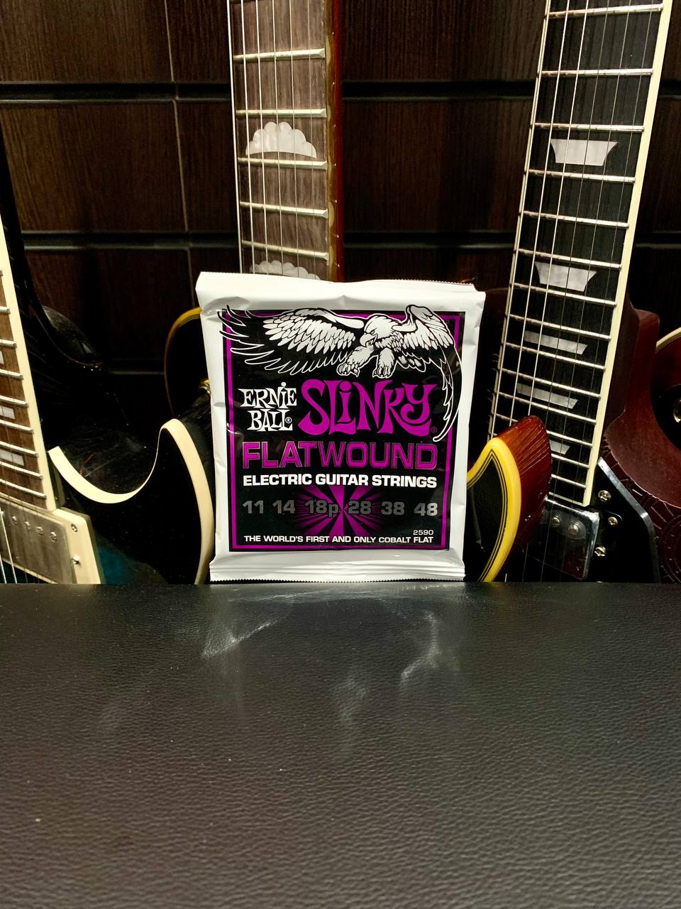 Cтруны для Электрогитары Ernie Ball Flatwound Power 11-48 (USA)