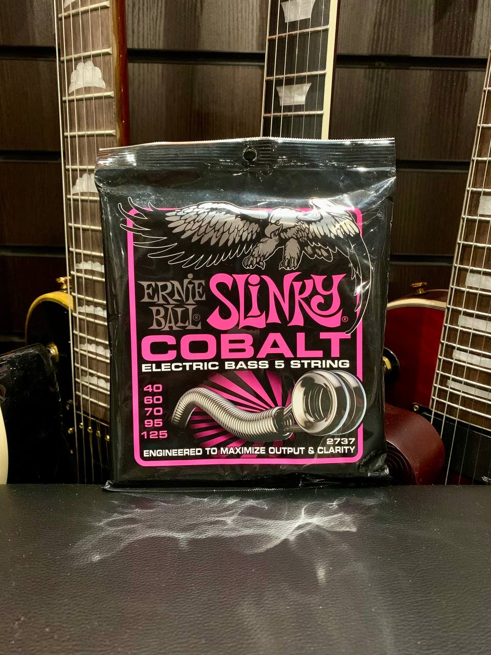 Струны для Бас Гитары Ernie Ball Cobalt 40-125 (USA)
