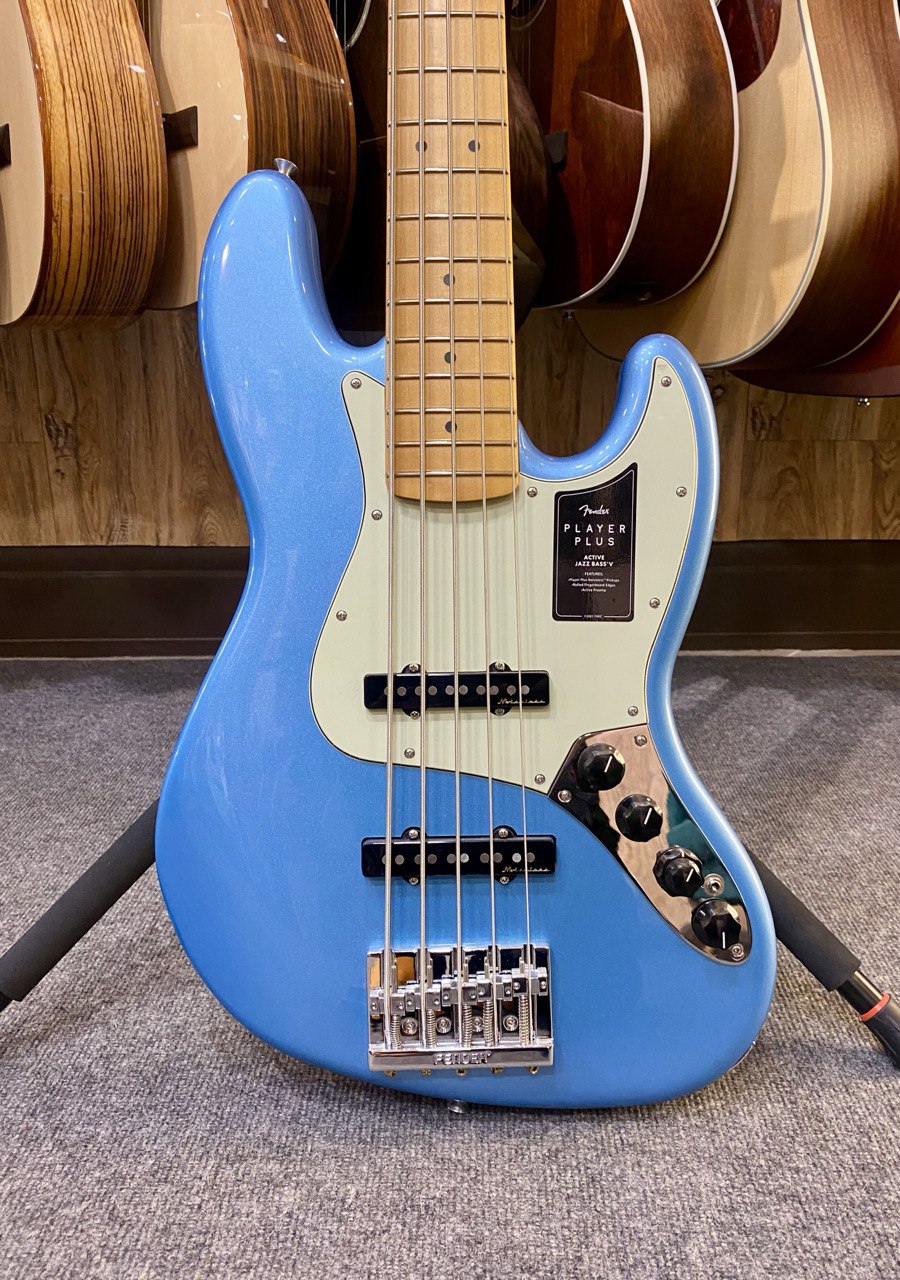 Бас Гитара Fender Player Plus Jazz Bass V MN Opal Spark (Mexico)