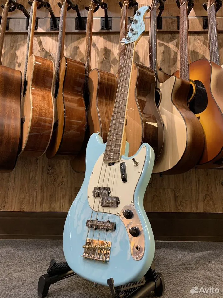 Бас Гитара Harley Benton MV-4PJ Daphne Blue