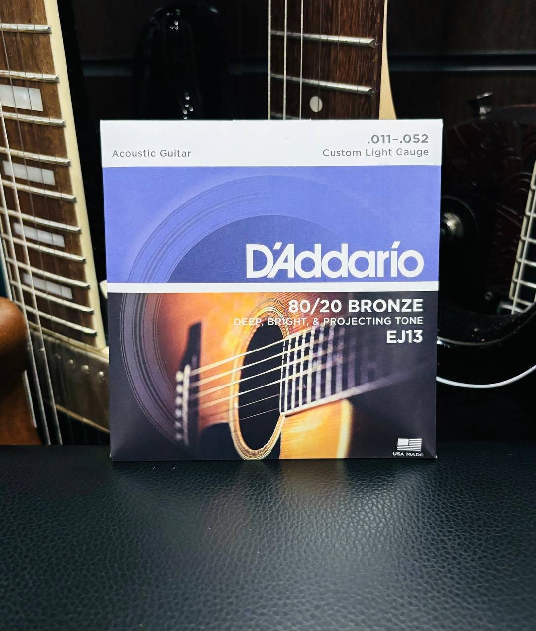 Струны для Акустической Гитары Dadario 11-52 Custom Light (Оригинал USA)
