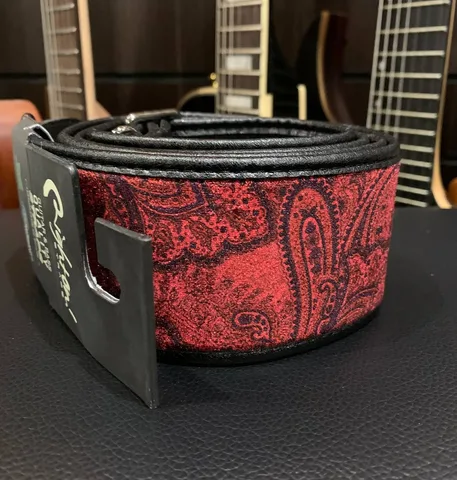 Ремень для Гитар Premium Paisley Velvet Red