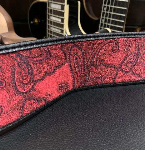 Ремень для Гитар Premium Paisley Velvet Red