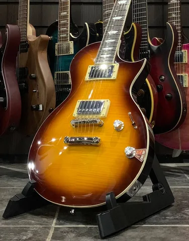 Электрогитара EART Guitar EGLP-620 Tobacco Burst - изображение 3