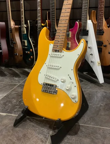 Электрогитара EART Guitar NK-VS60 Gold - изображение 3