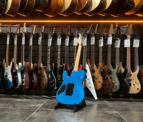 Электрогитара EART Guitar TL-380 Blue - изображение 2
