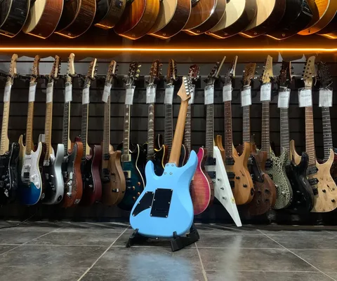 Электрогитара Eart Guitar EYP-Omni 24 Blue - изображение 2
