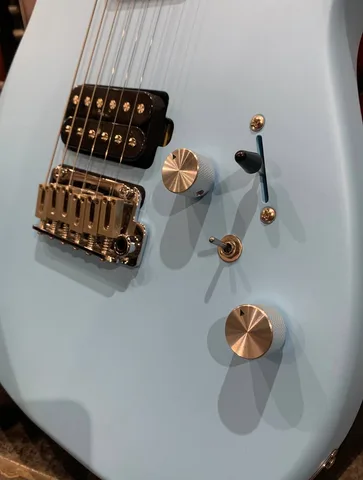 Электрогитара Eart Guitar EYP-Omni 24 Blue - изображение 6