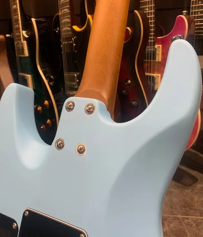 Электрогитара Eart Guitar EYP-Omni 24 Blue - изображение 8