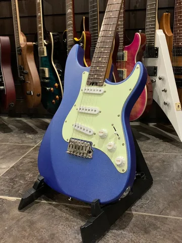 Электрогитара Eart Guitars YMX-SG3 Blue - изображение 3