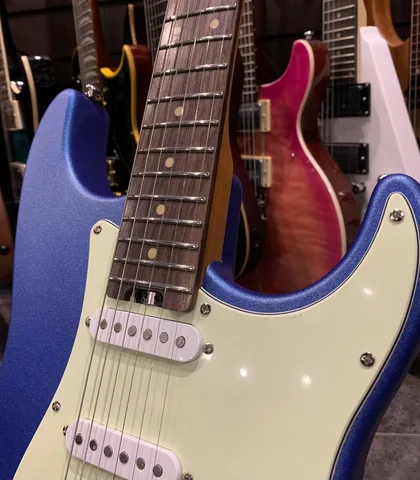 Электрогитара Eart Guitars YMX-SG3 Blue - изображение 5
