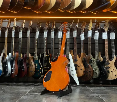Электрогитара EART Guitar eglp-620 Lemon Yellow - изображение 2