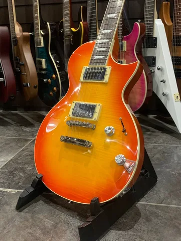 Электрогитара EART Guitar eglp-620 Lemon Yellow - изображение 3