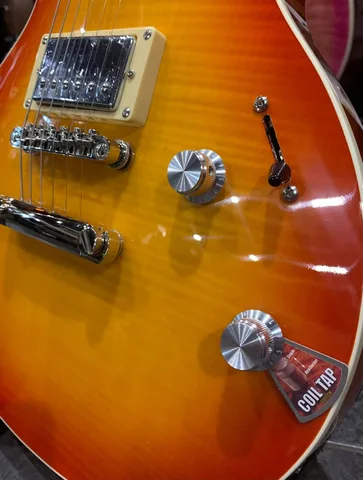 Электрогитара EART Guitar eglp-620 Lemon Yellow - изображение 6