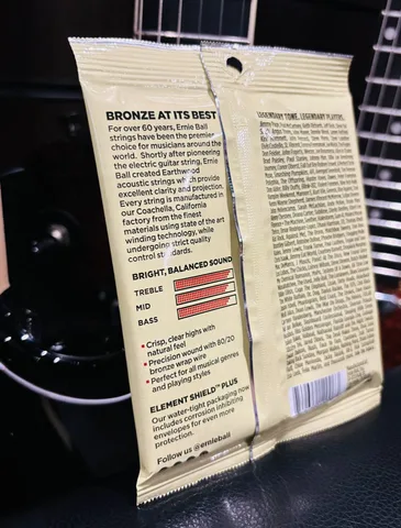 Струны для Акустической Гитары Ernie Ball 10-50 (USA) - изображение 5