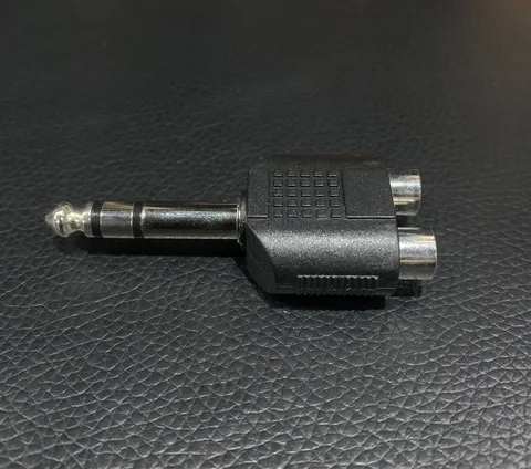 Переходник Soundking Stereo 2xRCA Female – 6,3мм Male