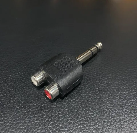 Переходник Soundking Stereo 2xRCA Female – 6,3мм Male