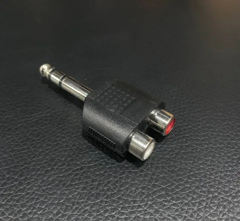 Переходник Soundking Stereo 2xRCA Female – 6,3мм Male