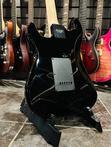 Электрогитара Sqoe Black Stratocaster HSS - изображение 4