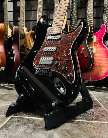 Электрогитара Sqoe Black Stratocaster HSS - изображение 5
