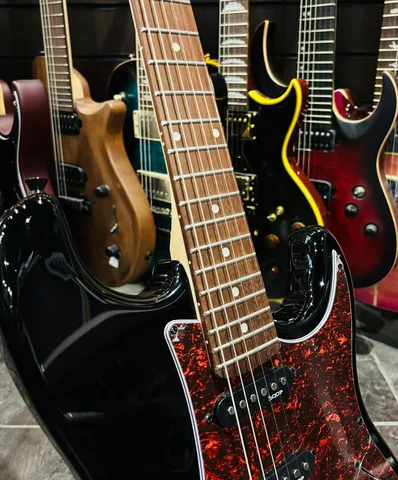 Электрогитара Sqoe Black Stratocaster HSS - изображение 7