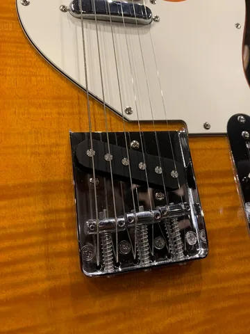 Электрогитара EART Guitar NK-C1 Yellow - изображение 7