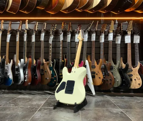 Электрогитара Eart Guitar TL-380 White - изображение 2