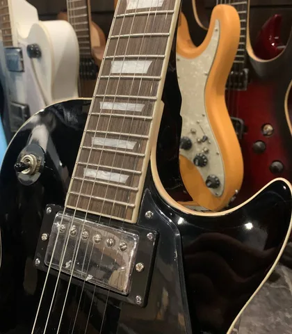 Электрогитара Les Paul Black HH Venom - изображение 7