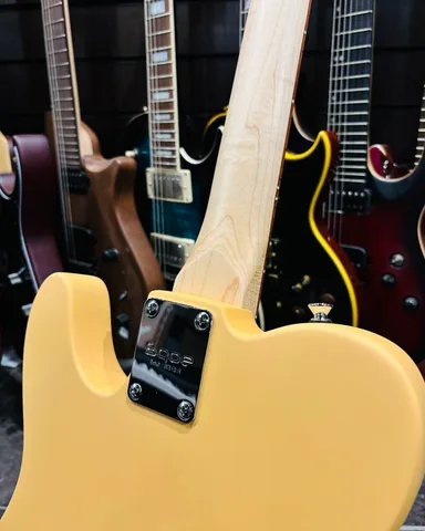 Электрогитара SQOE Telecaster SS Yellow - изображение 8