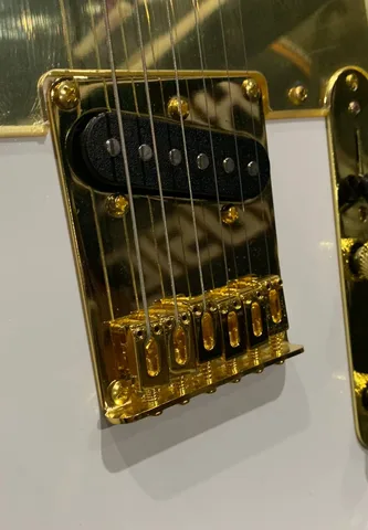 Электрогитара Telecaster Musicool SS White Gold Edition - изображение 8