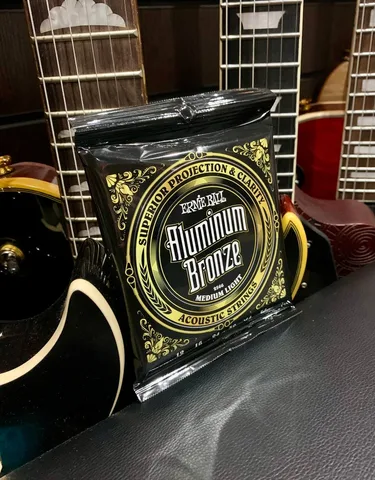 Струны для Акустической Гитары Ernie Ball Aluminum Bronze 12-54 (USA) - изображение 3