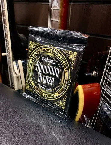 Струны для Акустической Гитары Ernie Ball Aluminum Bronze 12-54 (USA) - изображение 5