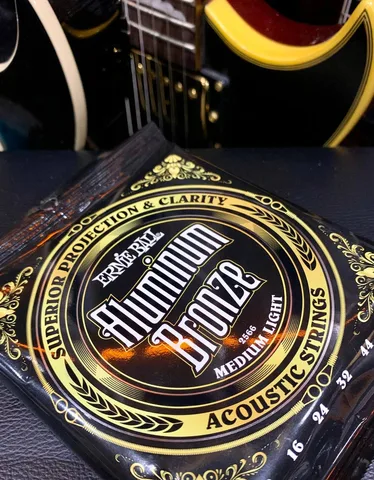 Струны для Акустической Гитары Ernie Ball Aluminum Bronze 12-54 (USA) - изображение 7