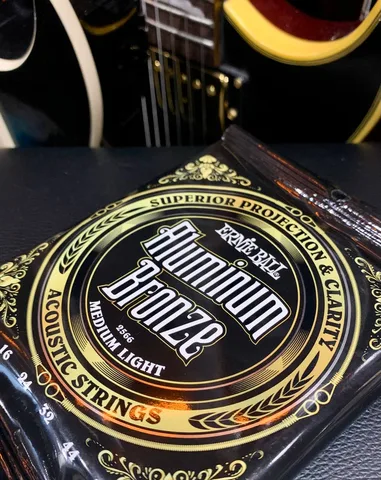Струны для Акустической Гитары Ernie Ball Aluminum Bronze 12-54 (USA) - изображение 8