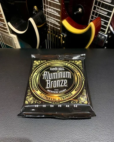 Струны для Акустической Гитары Ernie Ball Aluminum Bronze 12-54 (USA) - изображение 9