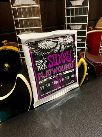Cтруны для Электрогитары Ernie Ball Flatwound Power 11-48 (USA) - изображение 3