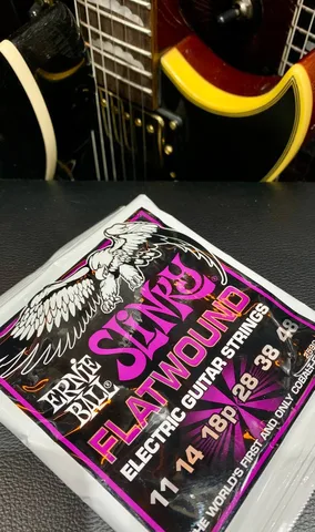 Cтруны для Электрогитары Ernie Ball Flatwound Power 11-48 (USA) - изображение 7