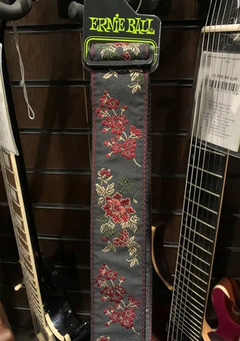 Ремень для Гитар Ernie Ball Red Rose