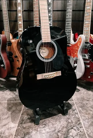 Транс-Акустическая Гитара Fender FA-115 BK (Оригинал)
