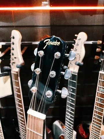 Транс-Акустическая Гитара Fender FA-115 BK (Оригинал)