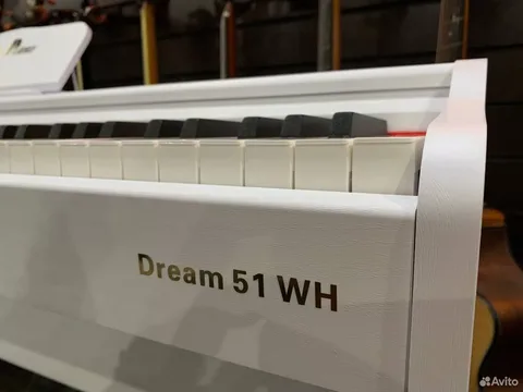 Белое Пианино для Музыкальной Школы Emily D-51 WH