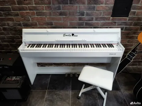 Цифровое Пианино с Крышкой Emily Piano D-52 WH