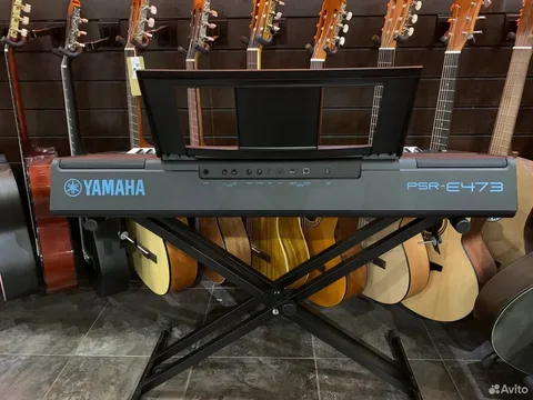 Синтезатор Yamaha PSR 473 + Стойка