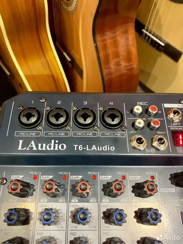 Микшерный Пульт L-audio с Эффектами (6 Каналов)