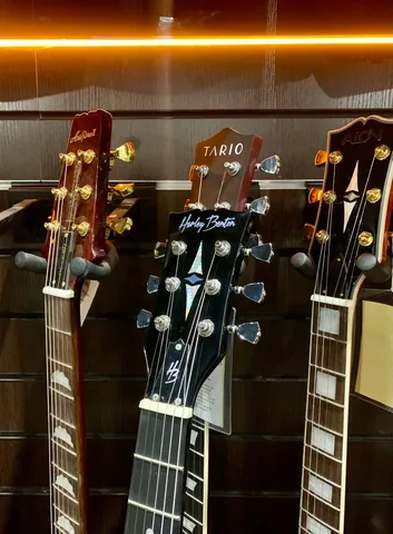 Леворукая Электрогитара Harley Benton LF-SG BK - изображение 9