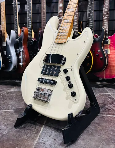 Бас Гитара SQOE Jazz Bass White (Активы) - изображение 3